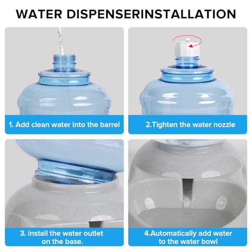 3 Gallon Large Dog Water Dispenser