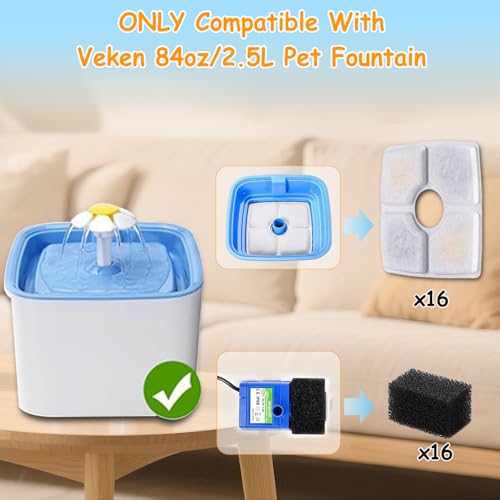16 Pack Replacement Filters & 16 Pack Pre (32 Count)