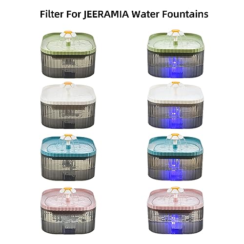 Cat Water Fountain Replacement Filters 8 Pcs (8 Count)