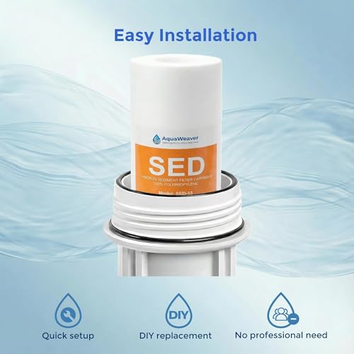 5 Micron 10" x 2.5" Sediment Water Filter Cartridge (6 Count)