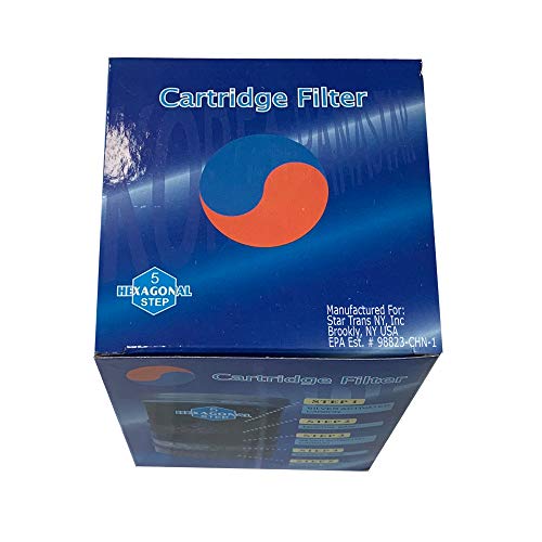 5 Stage Replacement Mineral Filter Cartridge for Countertop & Water Coolers. 5 layers of filtration & mineralization. Removes granular impurities to provide a brilliant sparkle in water