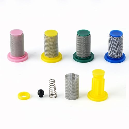 12 Packs Stainless Steel Strainer Spraying Nozzle Mesh Filter with Anti (12 Count)
