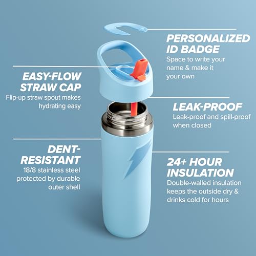 Overtime' 22oz Stainless Steel Water Bottle