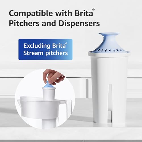 Alkaline Water Filter Replacement for Brita® Filter (3 Count)