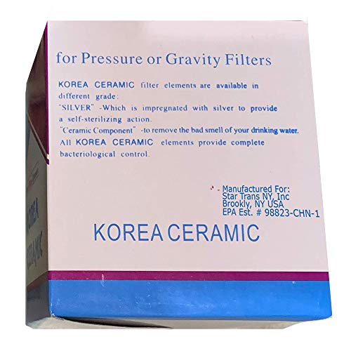 Replacement Ceramic Dome Water Filter 0.2 to 0.5 micron for Countertop & Water Coolers. First Stage of Filtration