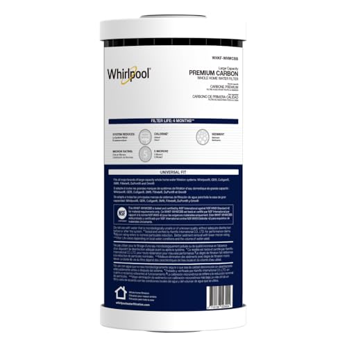 10" x 4.5" Premium CTO Carbon Water Filter WHKF