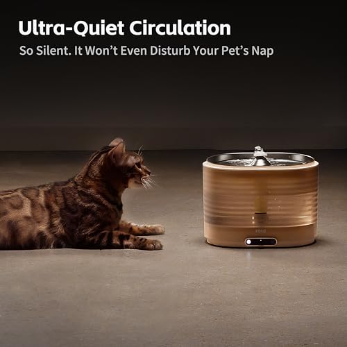 ROLA Cat Water Fountain with Pumpless Design