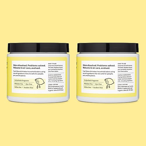 Lemon Odor Eliminator Gel 2Pk 15 oz (30 Fl Oz)