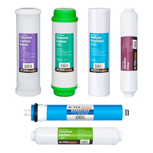 Rotek Reverse Osmosis Alkaline pH+ Water Filter Set