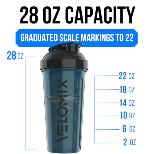 2 Pack 28oz Protein Shaker Bottle for Protein Mixes (2 Count)