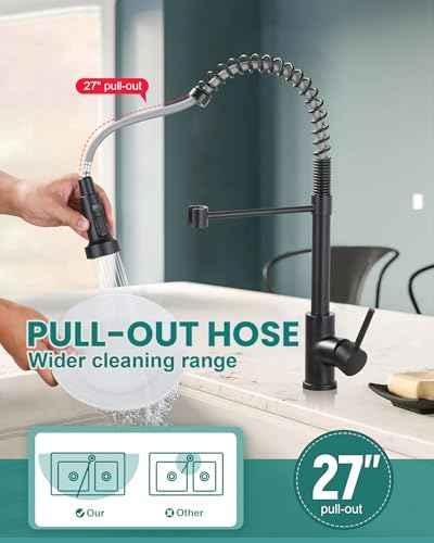 Kitchen Faucets with Pull Down Sprayer