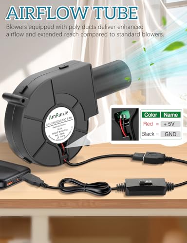 USB Blower Fan 97mm x 33mm 5V Cooling