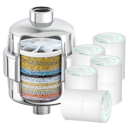 R7 Shower Filter with 5 Replacement Cartridge