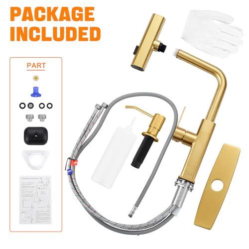 Kitchen Faucet with Pull Down Sprayer