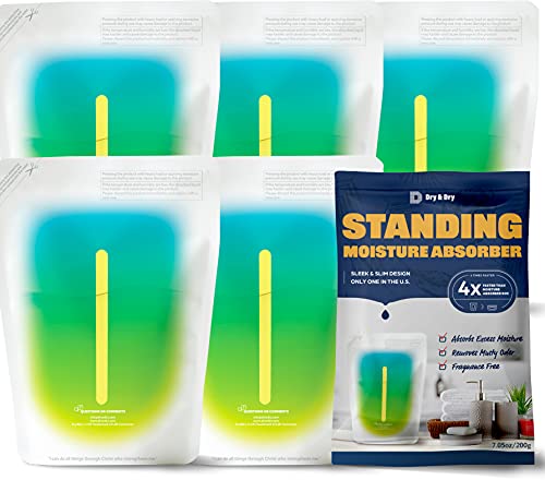 Standing Moisture Absorbers to Control Excess Moisture for Basement (2 Count)