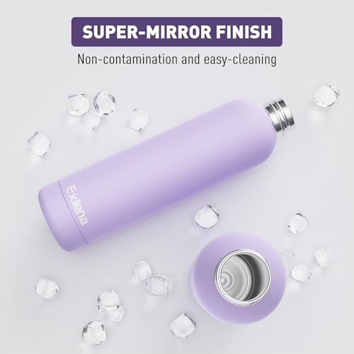 Slim Insulated Water Bottles for Travel 32oz with Clip