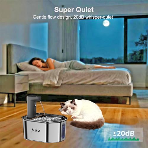 Cat Water Fountain Stainless Steel (2.12 Pound)