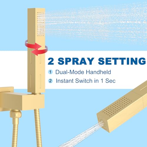 2 Settings Models Handheld Shower Head Sprayer High
