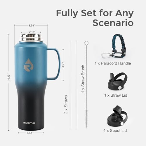 32 oz Insulated Water Bottle with Handle