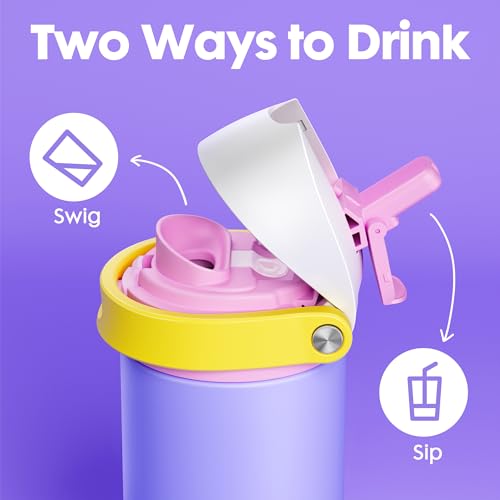 18 oz Insulated Water Bottle for Travel