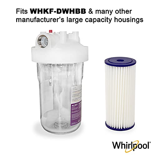 WHKF WHPLBB Whole House Large Capacity Pleated Sediment Filter