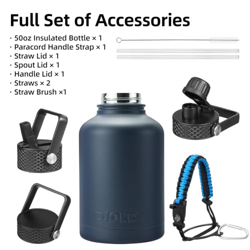 50oz Large Insulated Water Bottle