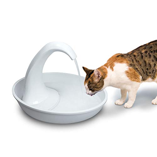 Swan Pet Drinking Fountain for Cats and Dogs