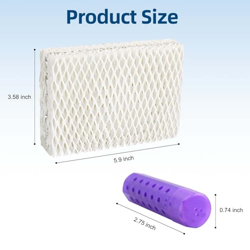 6 Pack WF813 Humidifier Filters Replacement for Equate Eqwf813 Eq