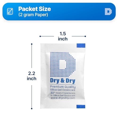 2 Gram [7000 Packets] Silica Gel Packets Desiccants (7000 Count)
