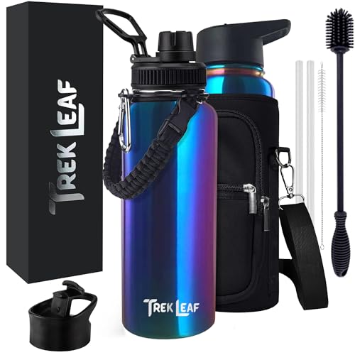 Travel Water Bottle with 3 Lids