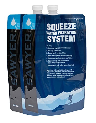 SP114 Squeezable Pouch for Squeeze and MINI Water Filtration Systems (2 Count)