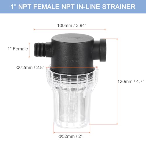 Pressure Washer Filter 1" NPT Female Thread