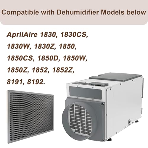 2 Pack 5443 MERV 8 Dehumidifier Filters Compatible with Aprilaire Whole