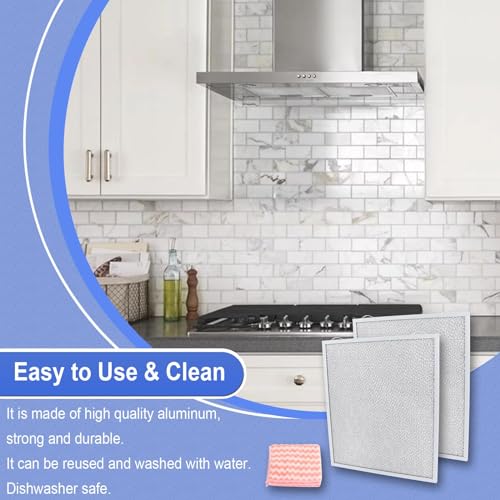 S99010430 002 Aluminum Range Hood Filter 2 Pack