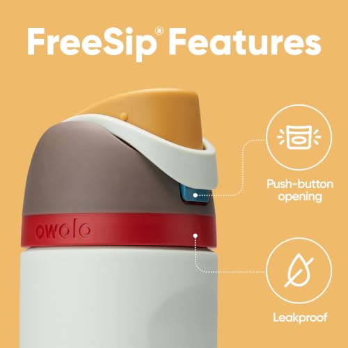FreeSip Stainless Steel Water Bottle 24 oz Boneyard