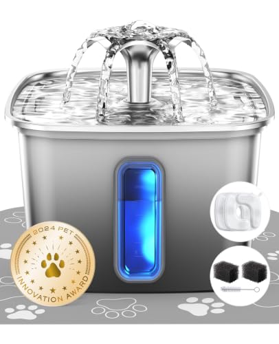 Innovation Award Winner Stainless Steel Cat Water Fountain