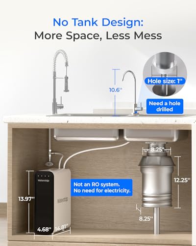 TSU 0.01 Micron Ultra Filtration Under Sink Water Filter System