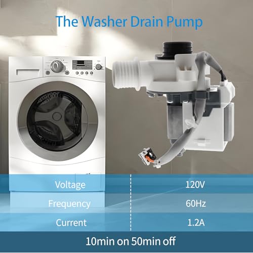 GTW680BSJ5WS GTW465ASN1WW GTW460ASJ8WW Washer Drain Pump Fit for GE Washer