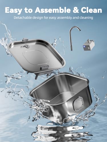 Dog Water Fountain Stainless Steel