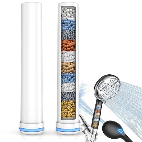 2 Pack Replacement Shower Filter for Handheld Shower Head