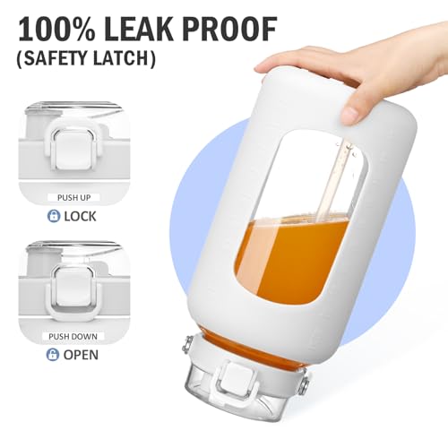 84oz Glass Water Bottle