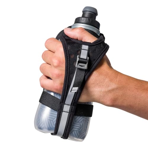 SpeedDraw 2 Insulated Handheld Running Water Bottle Flask 18oz
