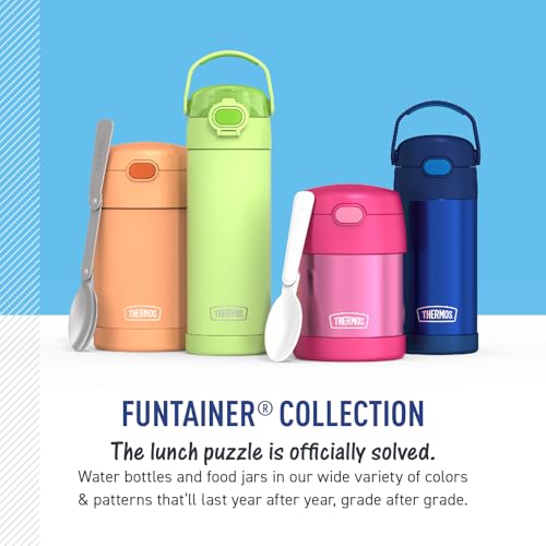 FUNTAINER Water Bottle with Straw