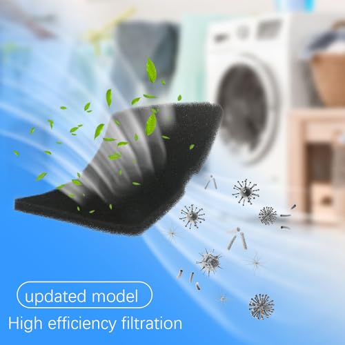3pcs Dryer Filters 2964840100 for Beko Grundig Elektra Bregenz Blomberg DSX83410W DE8635RX Tumble Dryer Heat Pump Dryer ponge Foam Filter Spare Parts