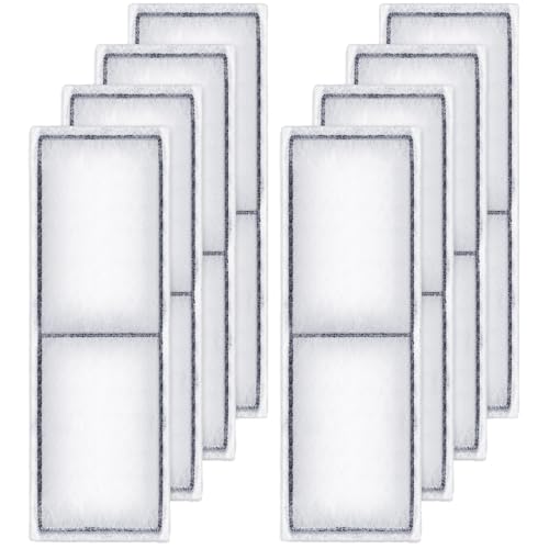4 Pcs Carbon Filter Foam Pad Compatible with U3 Filters Aquarium (4 Count)