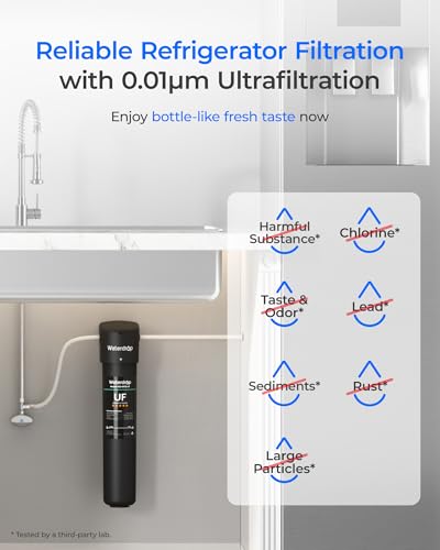 15UC UF 0.01 μm Inline Water Filter for Refrigerator