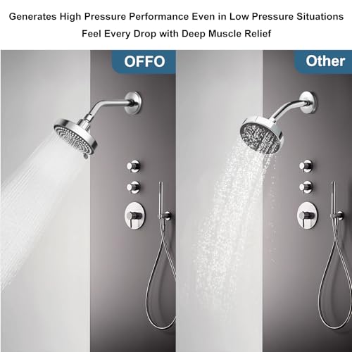 Shower Head High Pressure Shower Head with 6 Mode