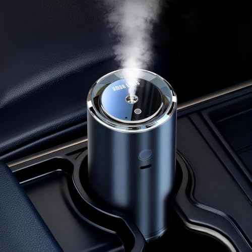 CO01 Ultrasonic Smart Car Air Freshener 100ml Ocean 5 Modes RGB Auto On Off (3.4 Fl Oz)
