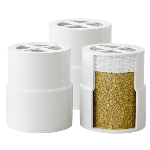 Replacement Shower Filter compatible with Jolie Shower Head Filter (3 Count)