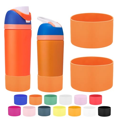 2PCS Protective Boot Compatible with Owala Kids Water Bottle 16 oz &14 oz